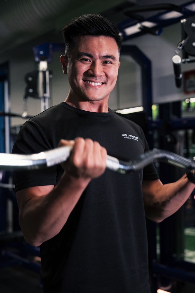Portrait of a trainer in the gym